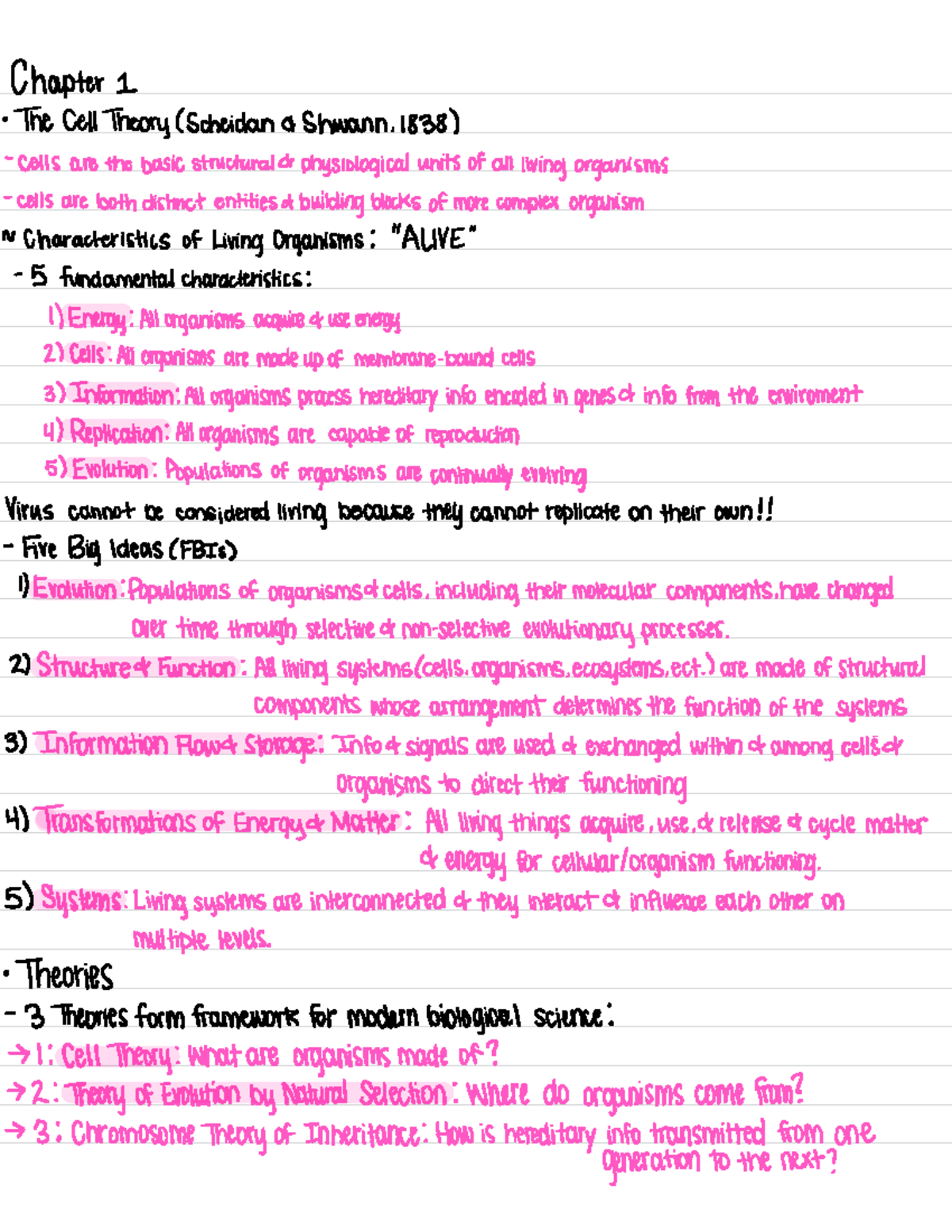 Bio 170 - Biology 160: Dr.Alves Chapter 1-4 - Chapter 1 The Cell ...