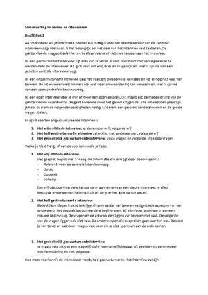 Interviewschema Hoe Ben Je Geworden Tot Hoe Je Nu Bent - Doel Van Het ...