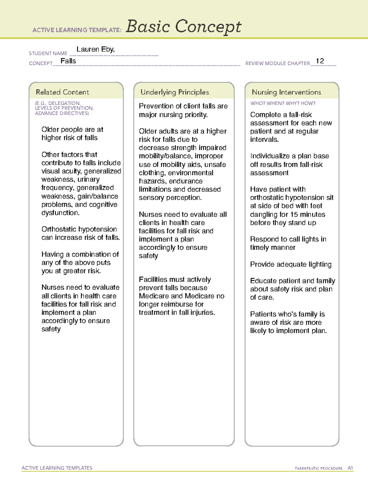 Basic Concept Active Learning Template 1 NSRG 102 ACTIVE LEARNING 