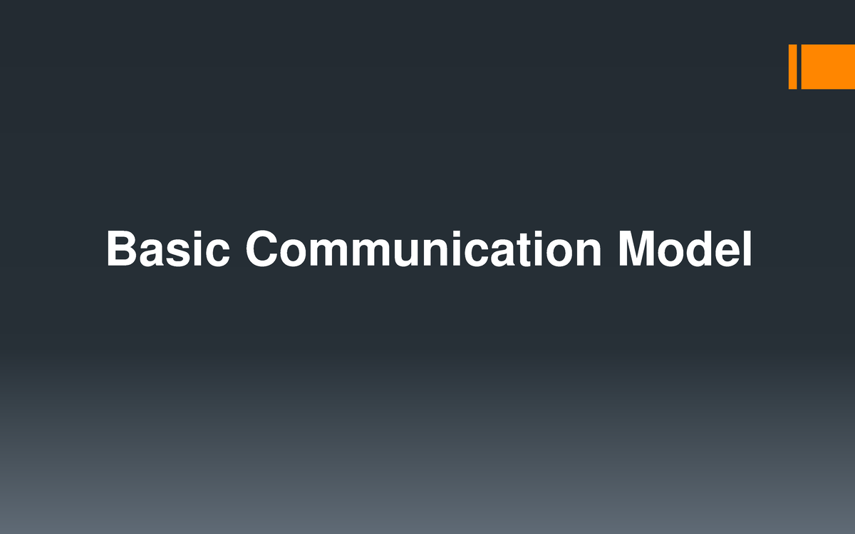 Basic Communication Model and Transmission Modes in Computer Network ...