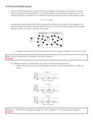 Practice FRQ #3 KEY - AP FRQ Practice #3 (20 minutes) 1. Answer the ...