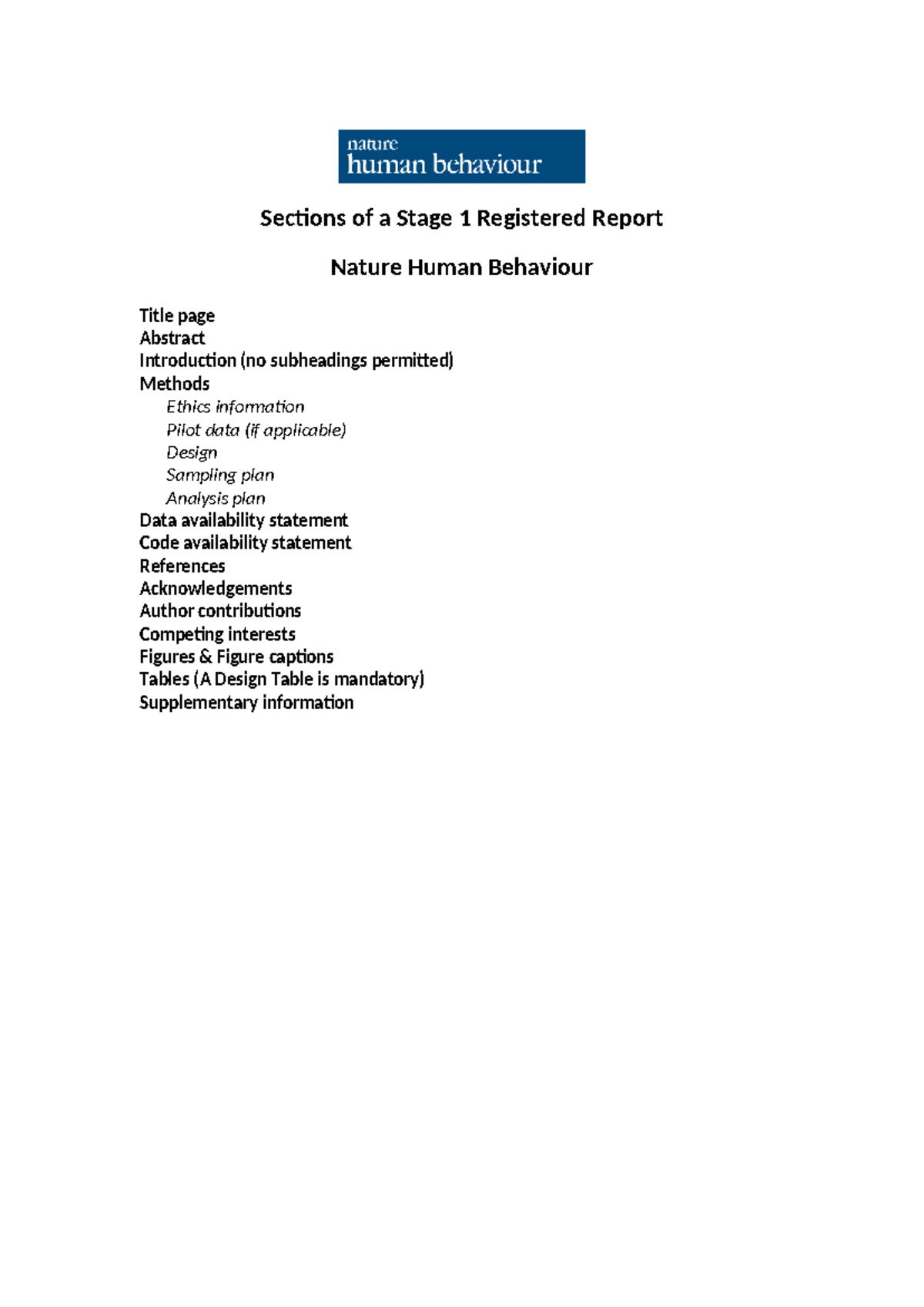 NHB Template RR Stage 1 - Natural Resources - Sections of a Stage 1 ...