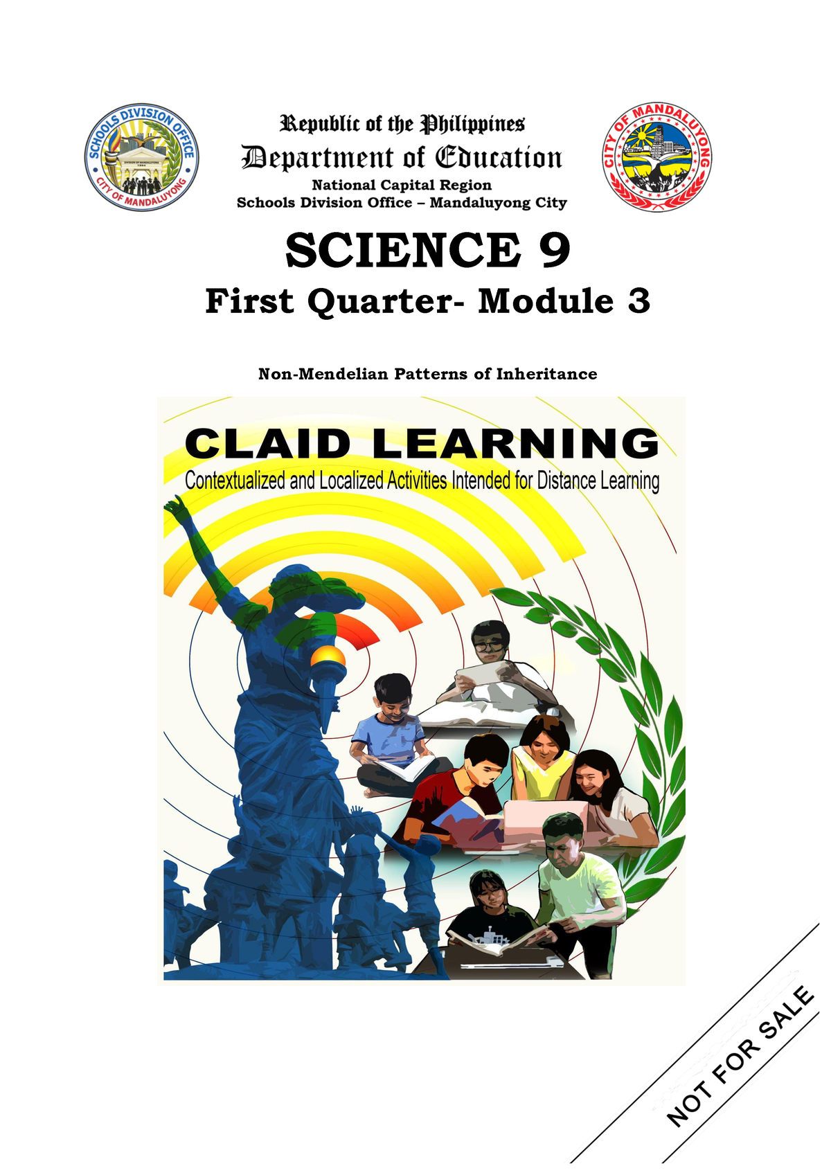 GRADE 9 QUARTER 1 W3 Non-Mendelian Revised - SCIENCE 9 First Quarter ...