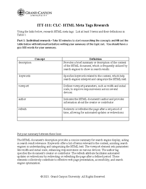 CST-120-T2-CLC-Table Research - ITT-111: CLC- HTML Table Research Using ...