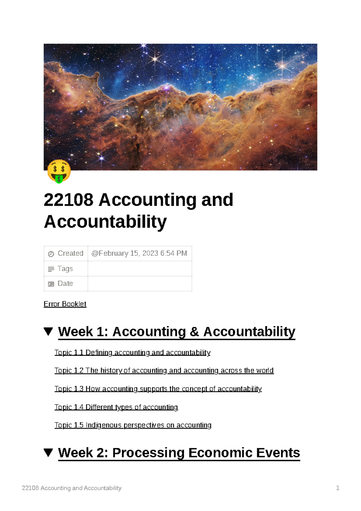 Accounting Notes - 🤑 22108 Accounting And Accountability Created Tags ...