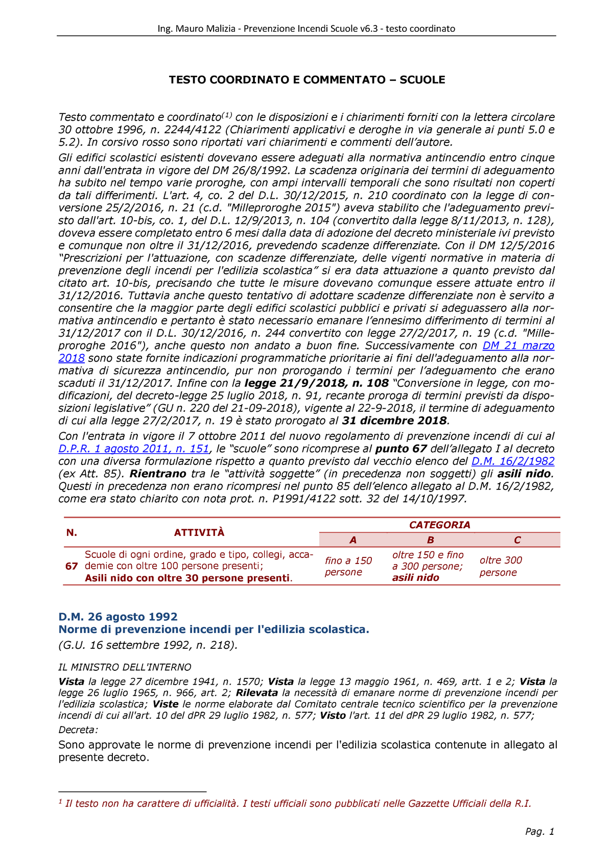 Scuole Testocoordinato - TESTO COORDINATO E COMMENTATO – SCUOLE Testo ...