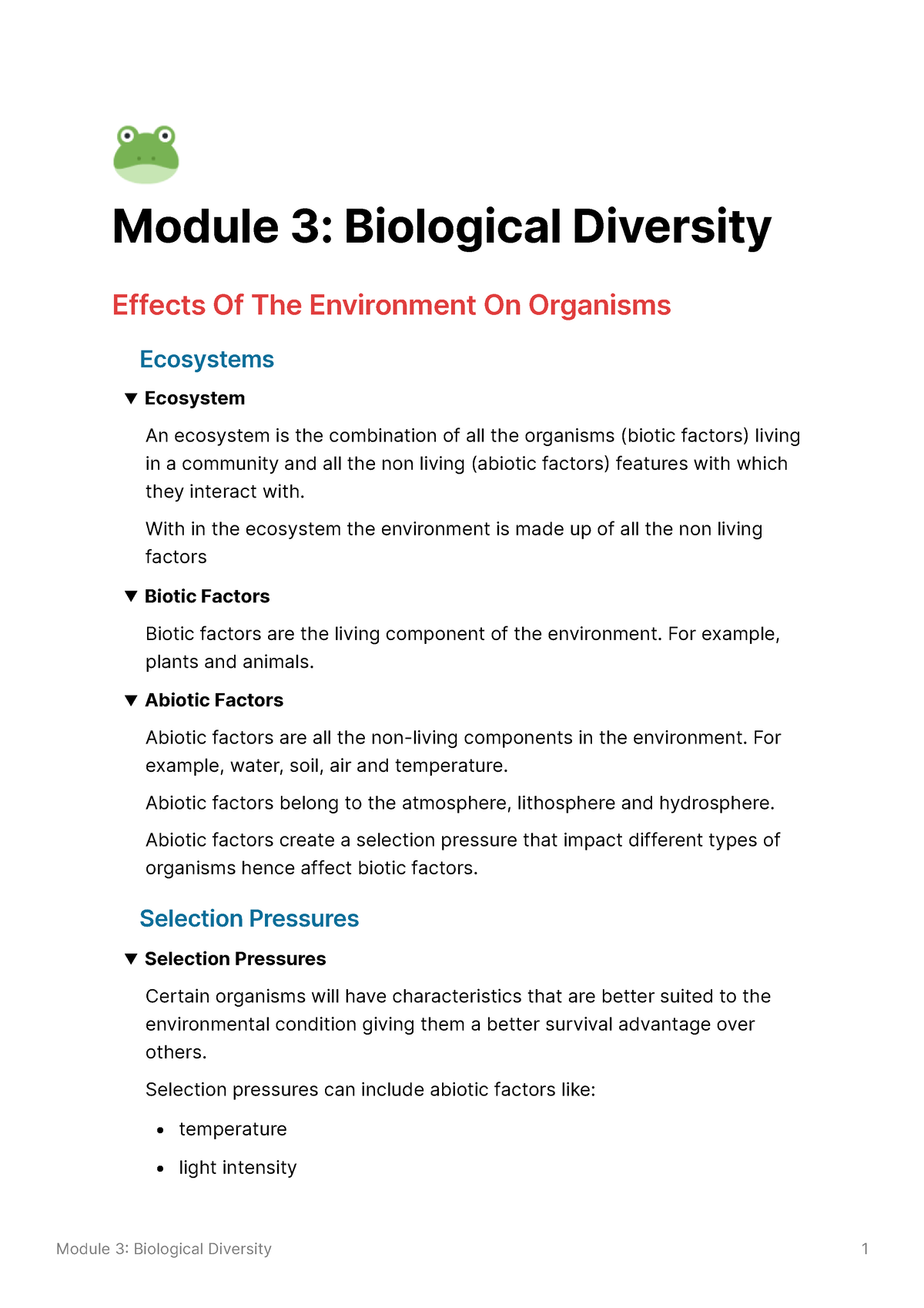 essays on biological diversity