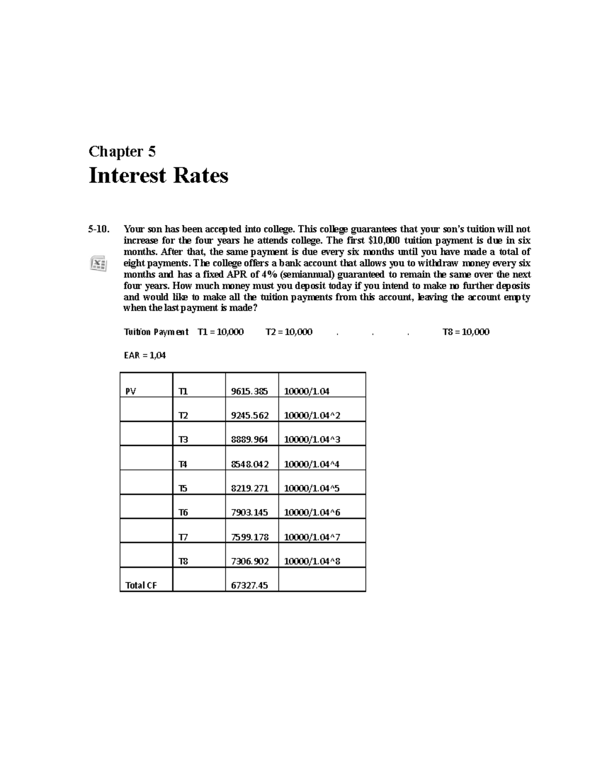 Corporate Finance Fourth Edition Chapter 5&6 - Chapter 5 Interest Rates ...