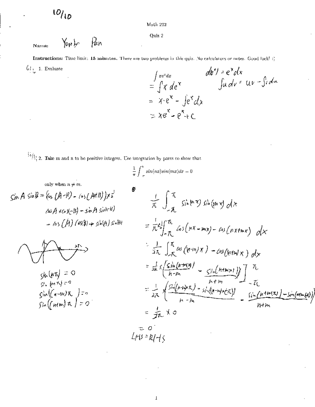 Math 222 Quiz 2 Quiz 2 Math 222 Studocu Math 222 Quiz 2 Quiz 2 Math 222 Studocu