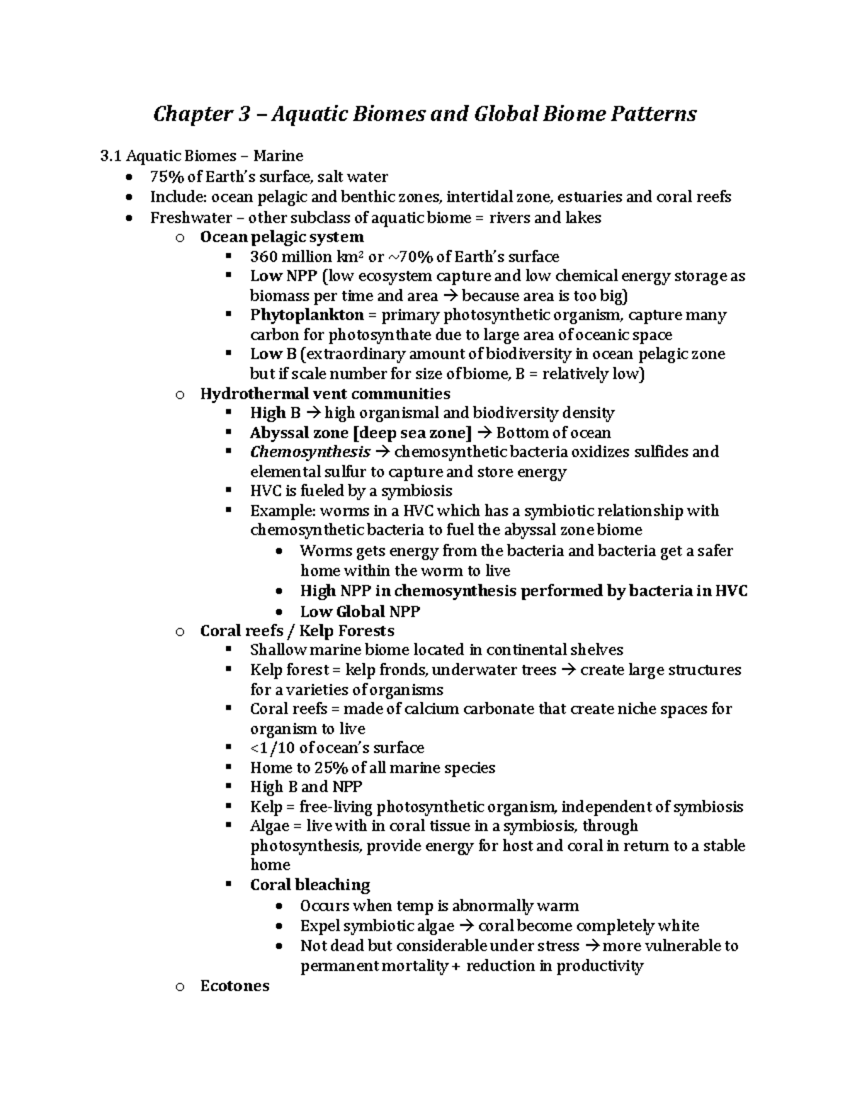 ecology-chapter-3-aquatic-biomes-and-global-biome-patterns-chapter-3-aquatic-biomes-and