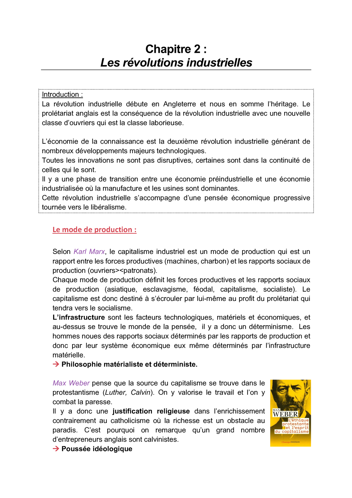 dissertation les revolutions industrielles