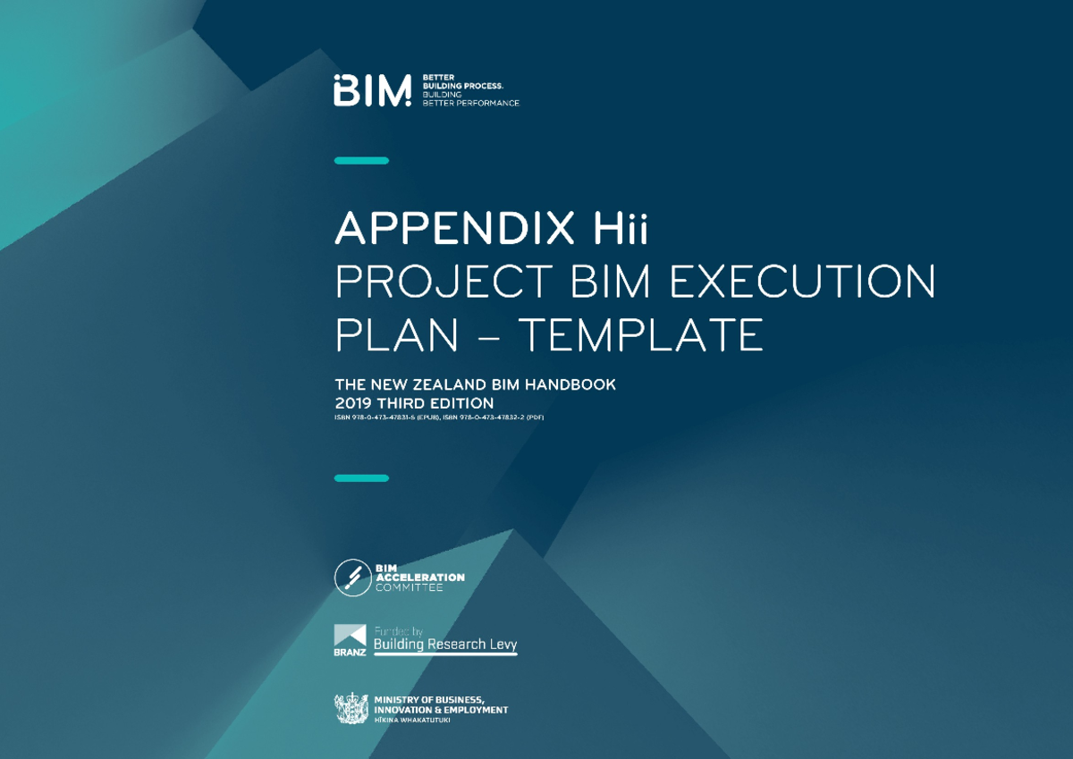 NZ BIM Handbook Appendix+Hii Project BIM Execution Plan template April ...