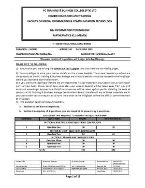 maths 512 assignment