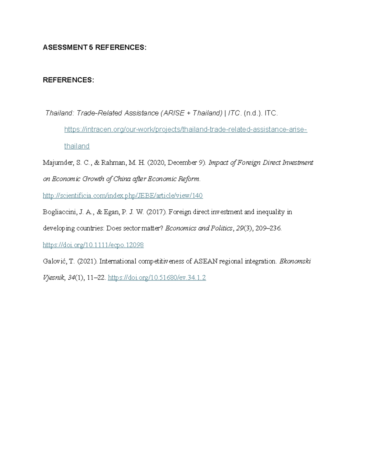 [ GED105-AM3- Sioco] Asessment 5 M1 References - ASESSMENT 5 REFERENCES ...
