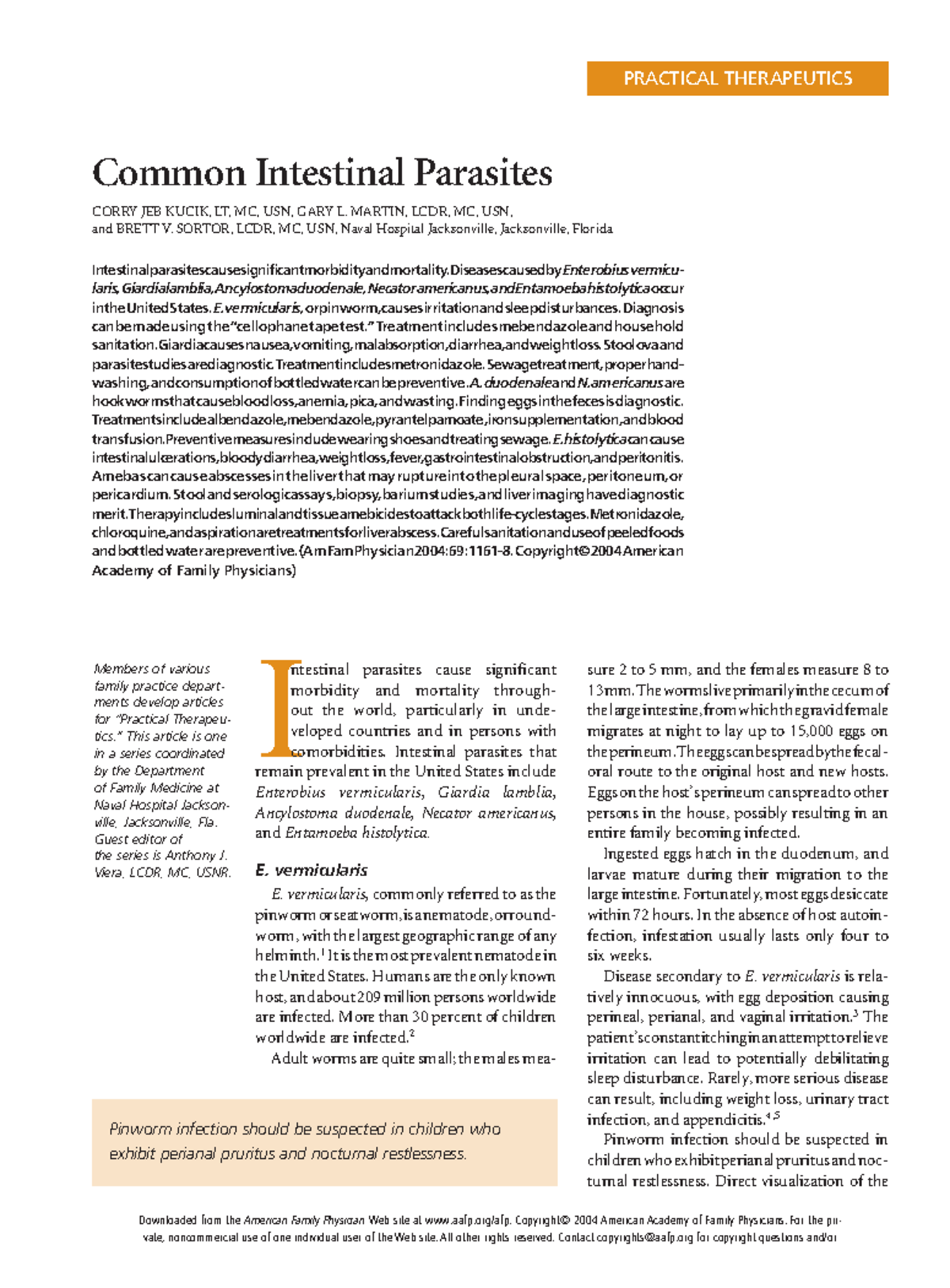 Intestinal parasite Y2D.N.21.22. 11612 sure฀2฀to฀5฀mm,฀and฀the