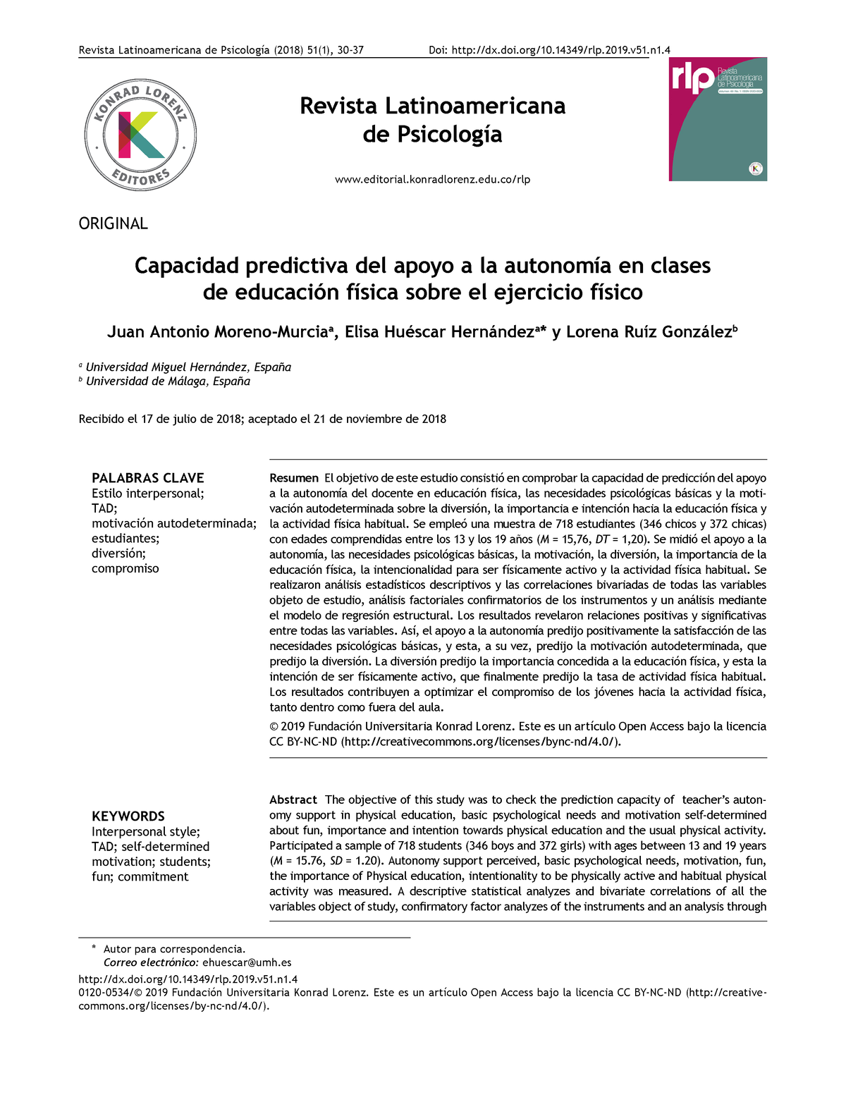 Articulo 1. Método Científico - Revista Latinoamericana De Psicología ...