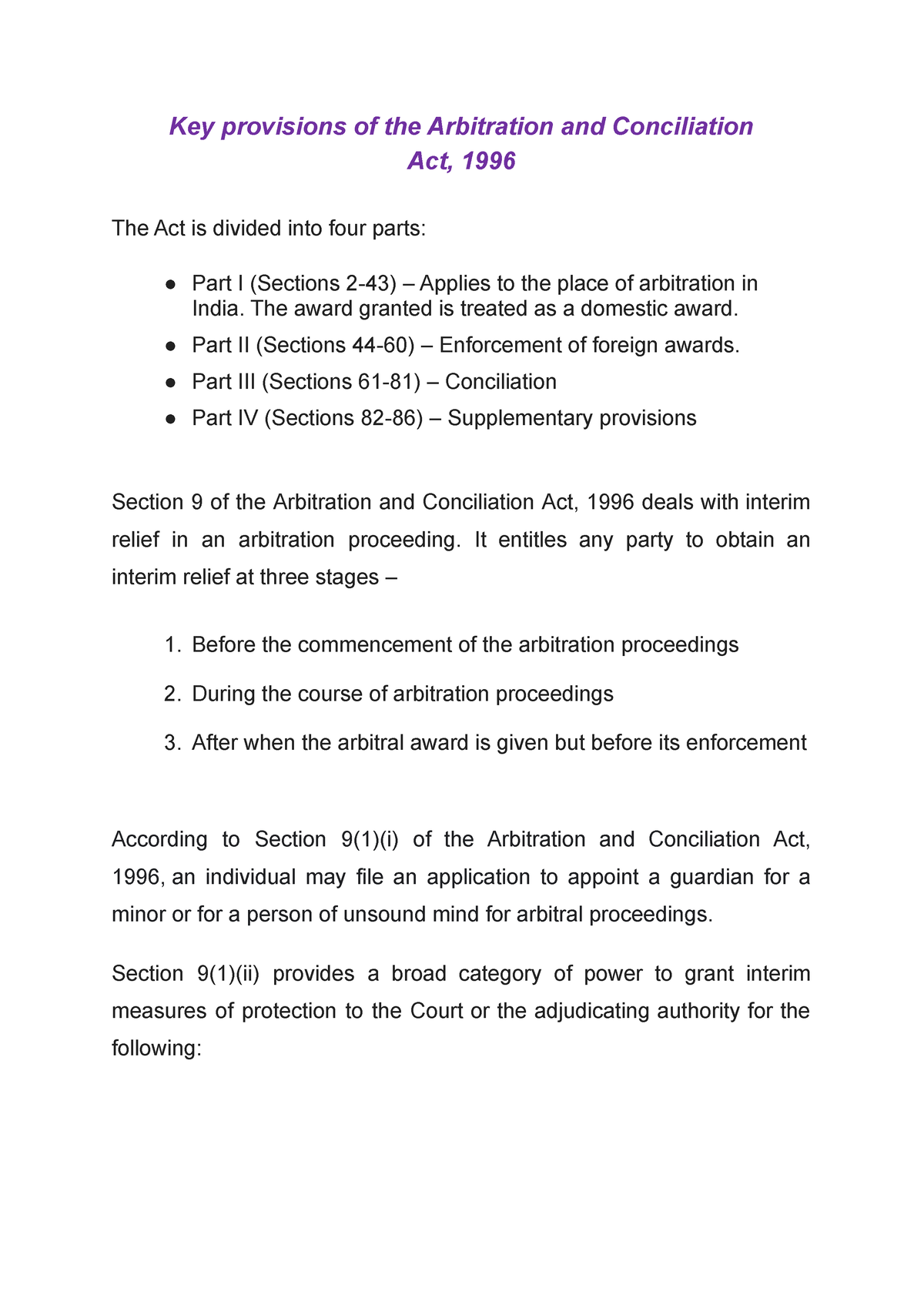 dissertation on arbitration