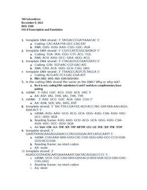 BIOL 1100 Ch 10 Study Guide - BIOL 1100 Ch 10 Study Guide ...