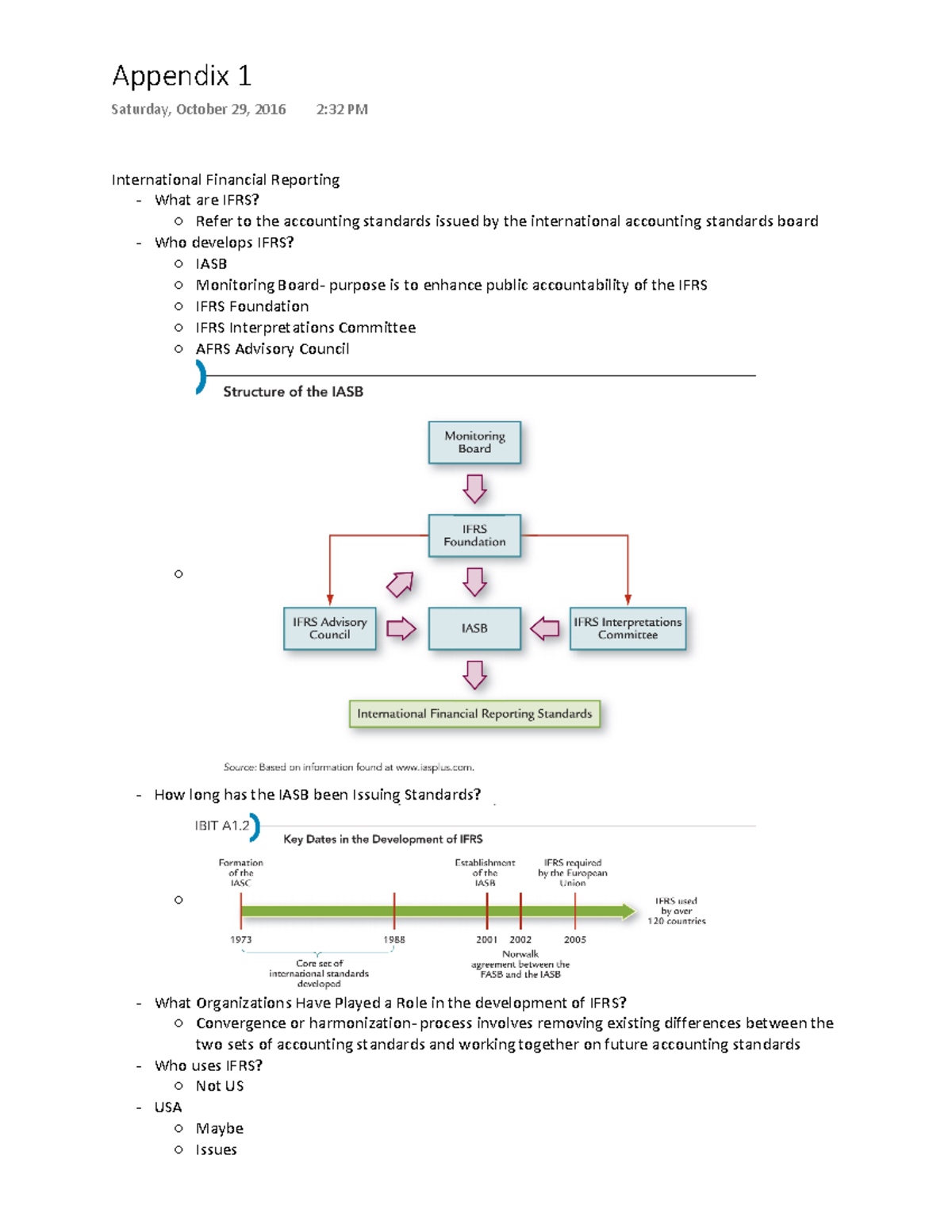 Appendix 1 - Summary Cornerstones of Financial Accounting - Warning: TT ...