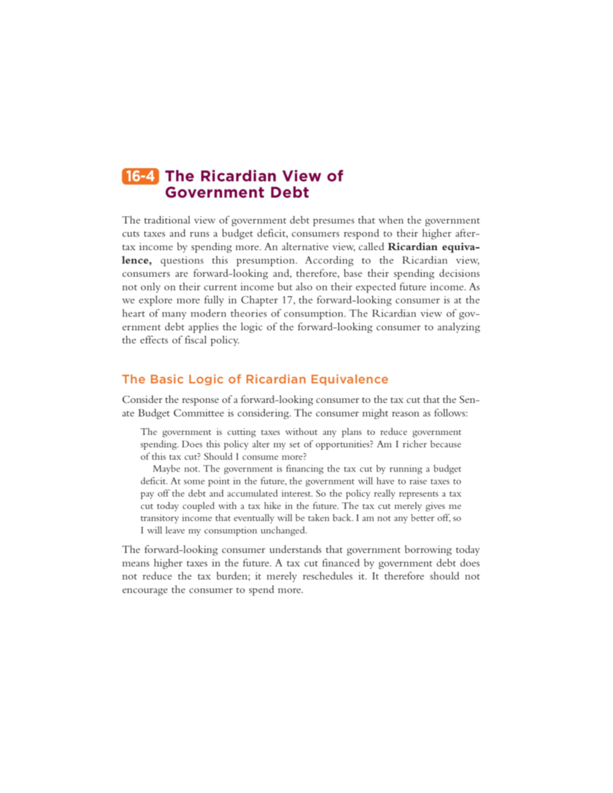The Ricardian View of Government Debt - MACRO ECONOMICS - Studocu