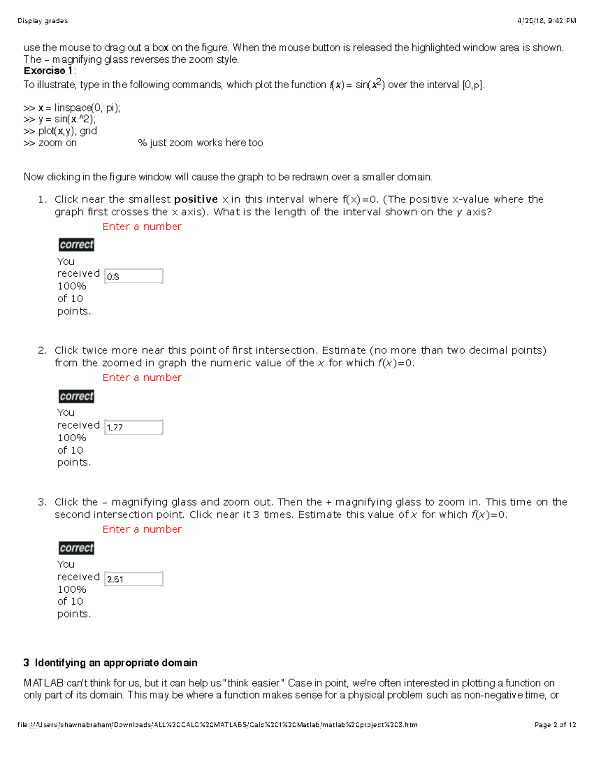 Math Review With Several Exercises To Help With Learning Studocu