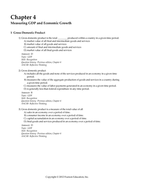 ECON 1010 Test 1 Study Sheet - Macroeconomics – Test 1 Study Sheet ...