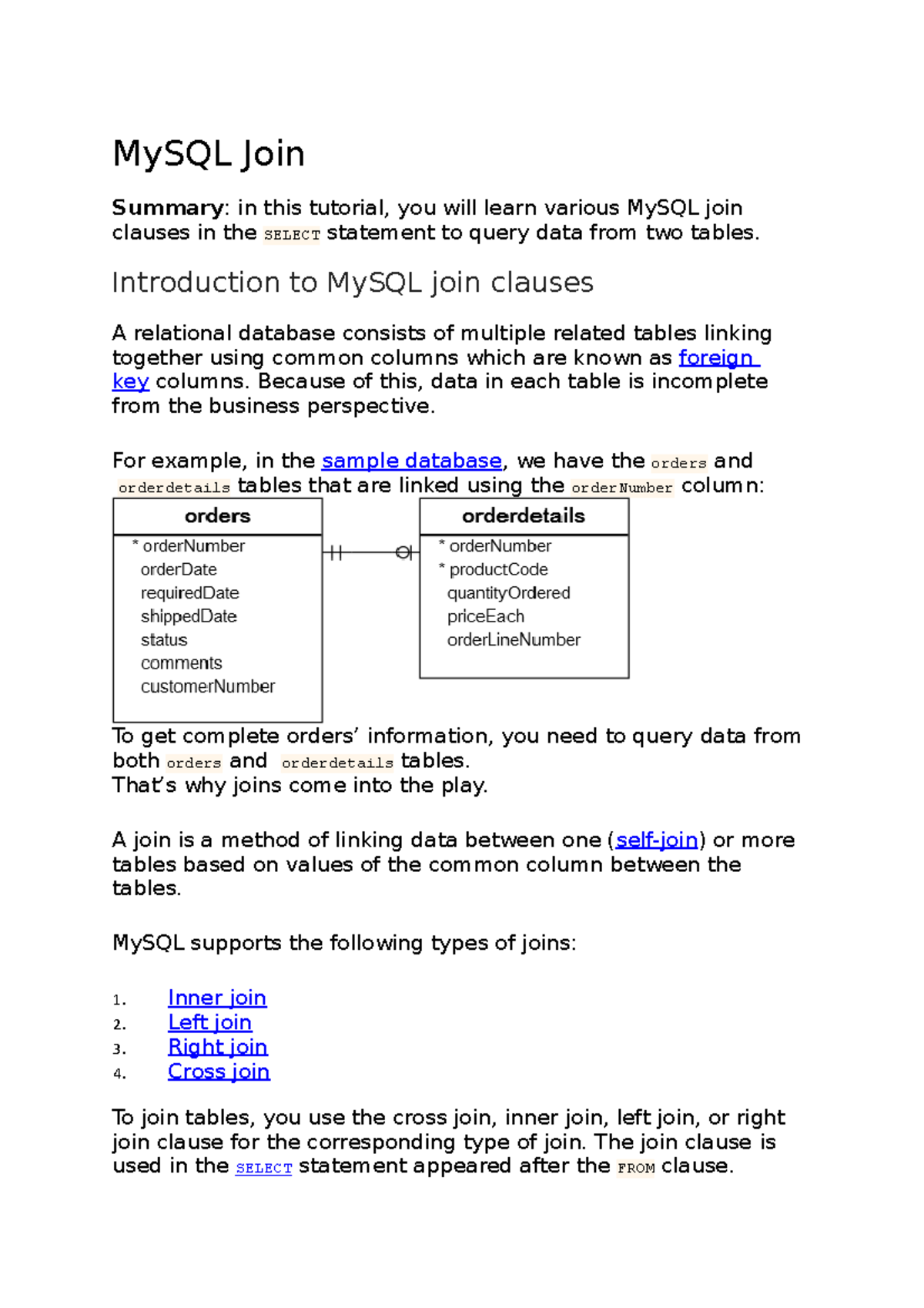 My SQL Join - F.Y.B.sc . Computer Science Algorithm Analysis - MySQL ...