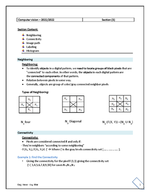 Computer Vision Section (1-1)-4CS - Computer vision – 2021 /202 2 ...