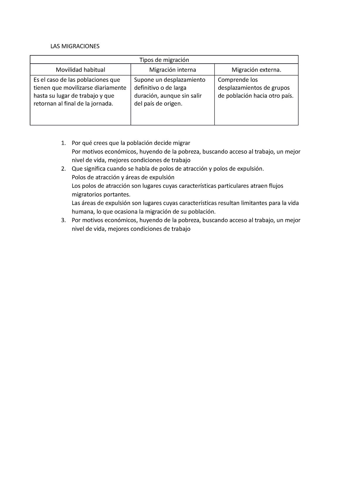 LAS Migraciones Tipo C - LAS MIGRACIONES Tipos De Migración Movilidad ...