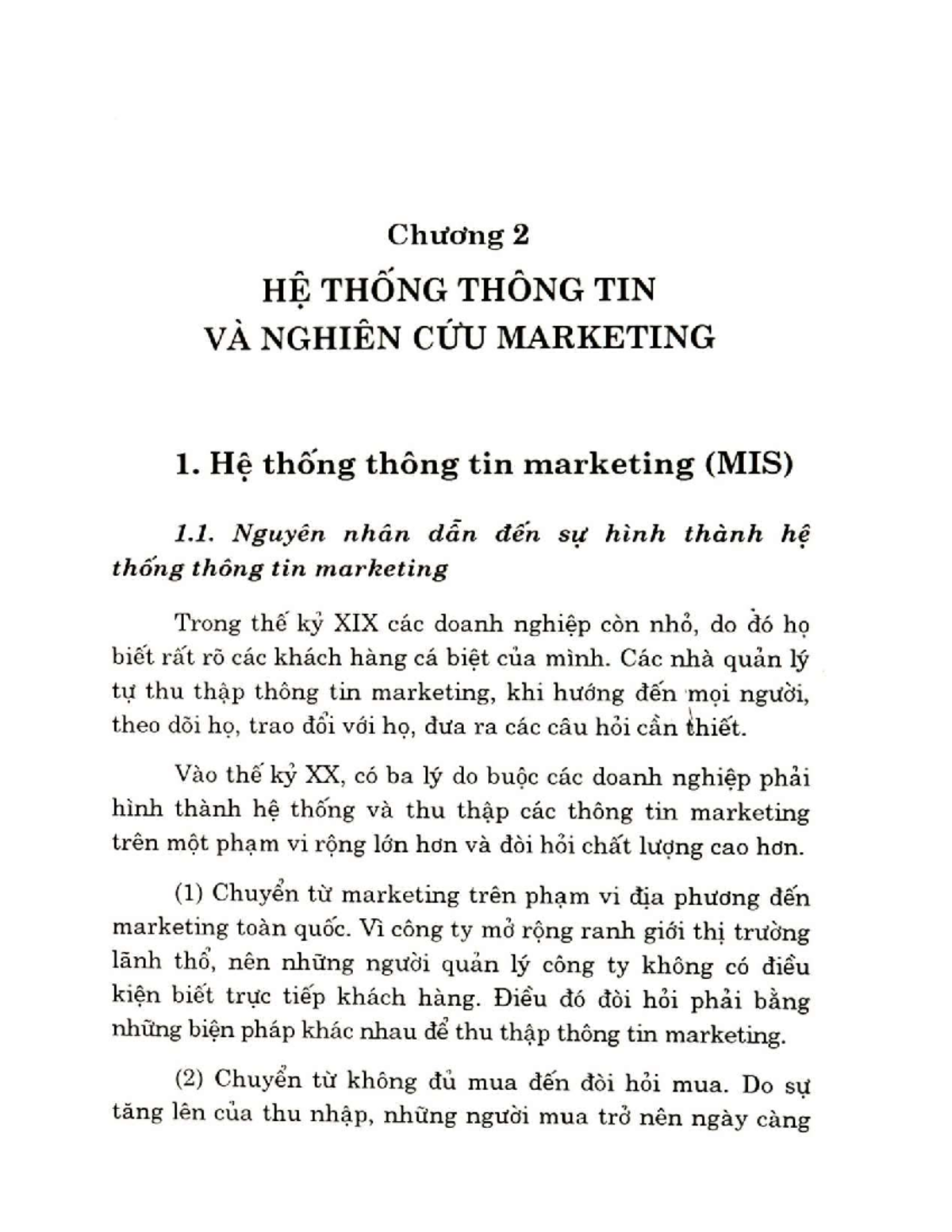 Chuong 2 He thong thong tin va nghien cuu marketing - Human Resource ...
