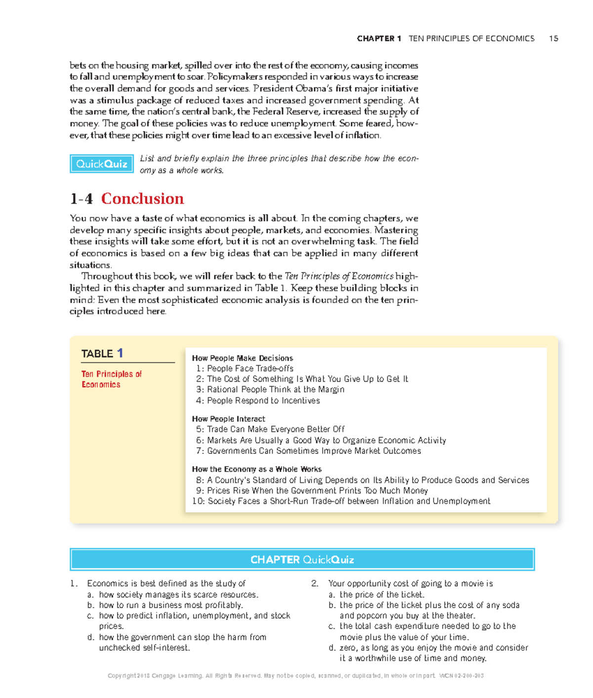 8th Prin of Micro Testbook questions - CHAPTER 1 TEN PRINCIPLES OF ...