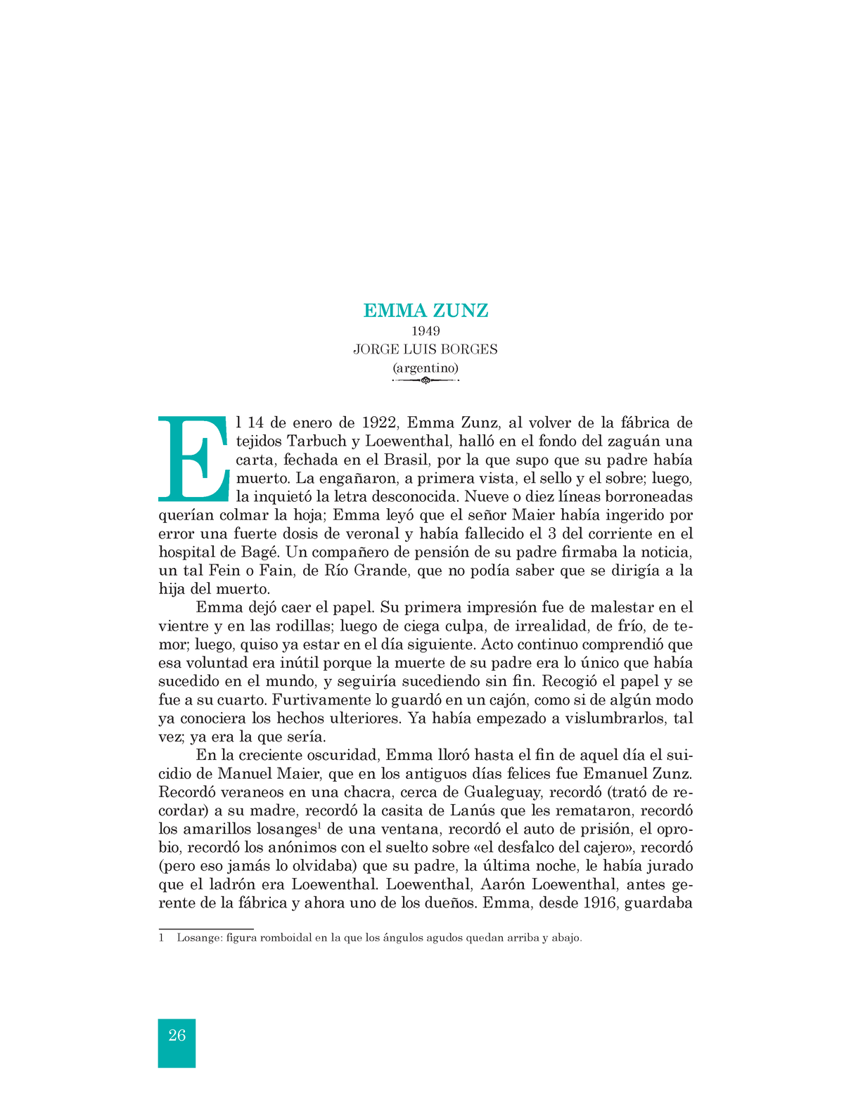 Antologia-literaria-5 - EMMA ZUNZ 1949 JORGE LUIS BORGES (argentino) E ...