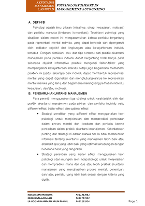 RMK 6 - Makalah - RMK 6 “COST BASED DECISION MAKING” A. TARGET COSTING ...