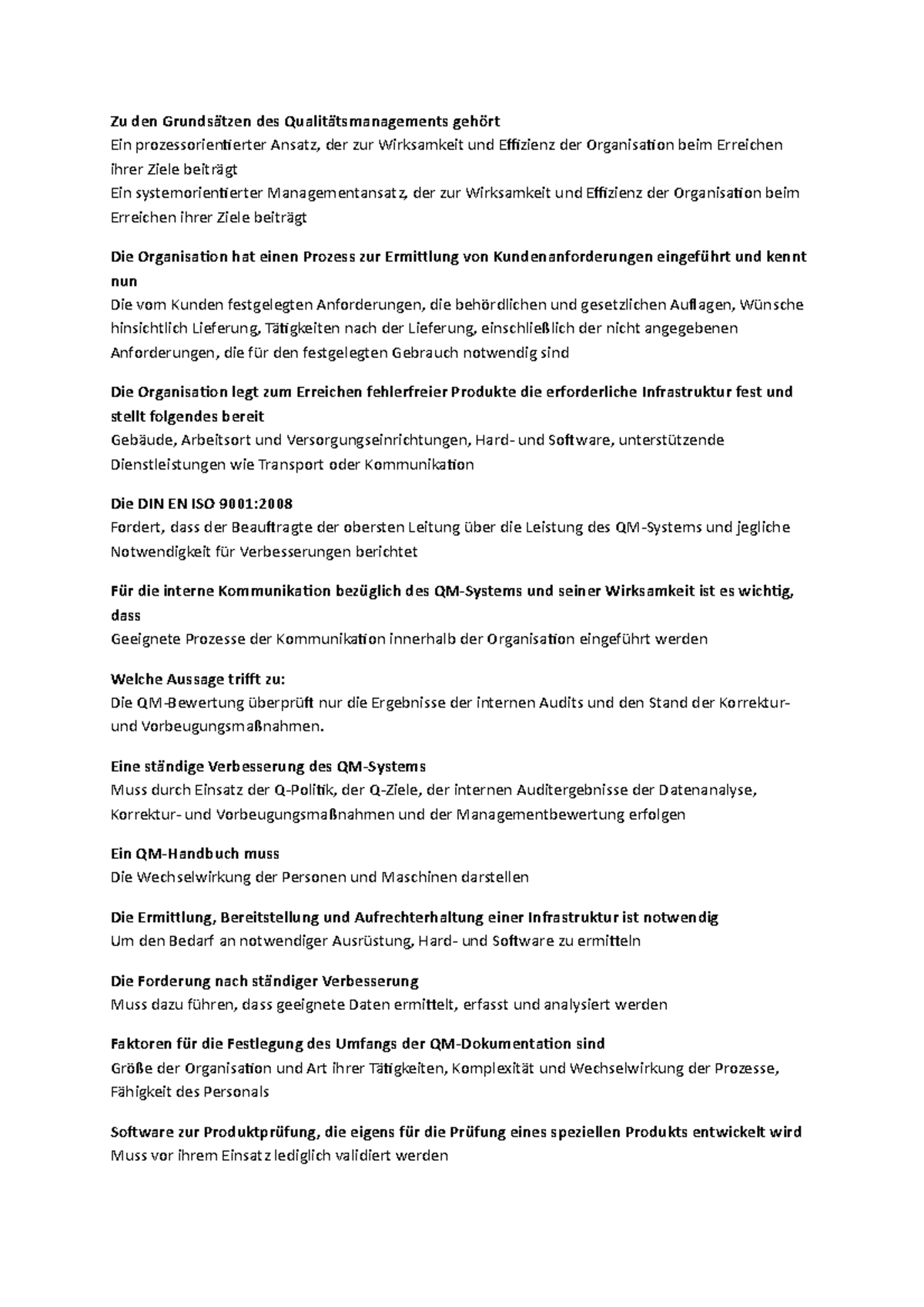 QM Frage Antworten Dozent Herr Kirch Studiengang Wirtschaftsingenieurwesen Zu den QM Frage Antworten Dozent Herr Kirch Studiengang Wirtschaftsingenieurwesen Zu den