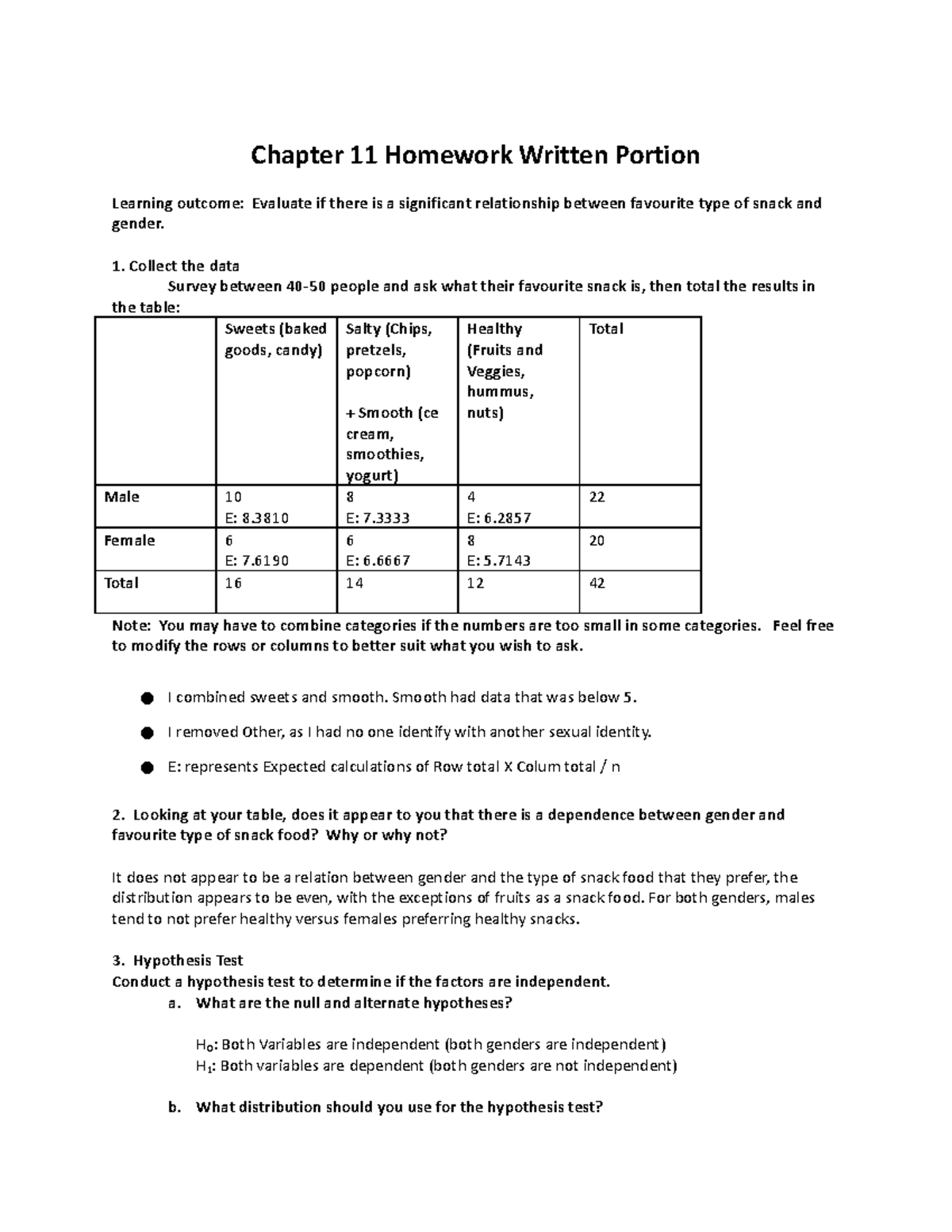 Chapter 11 Homework Written - Chapter 11 Homework Written Portion ...