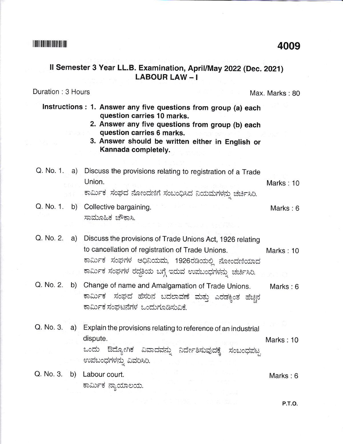 Labour LAW.I April,May 2022 (Dec 2021) - IiililtililIililiilfi Iltlilt ...