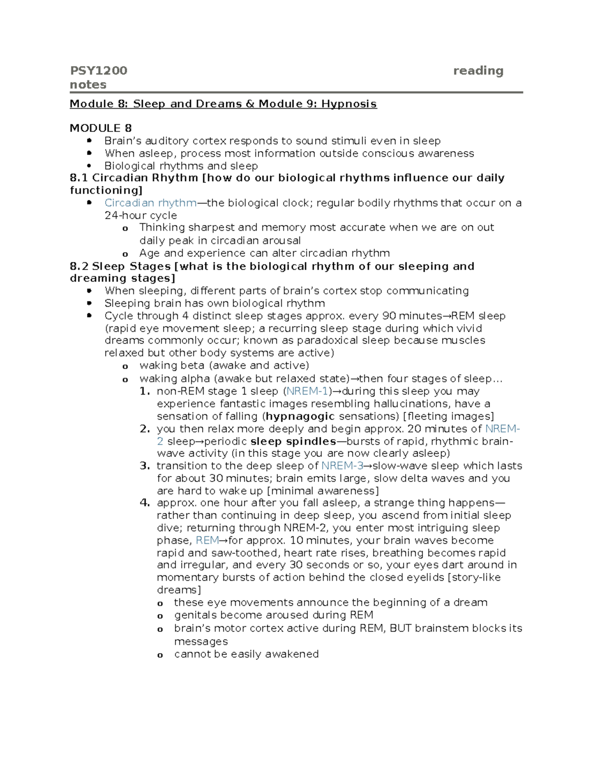 psy1200-9-8-modules-8-and-9-psy1200-reading-notes-module-8-sleep-and