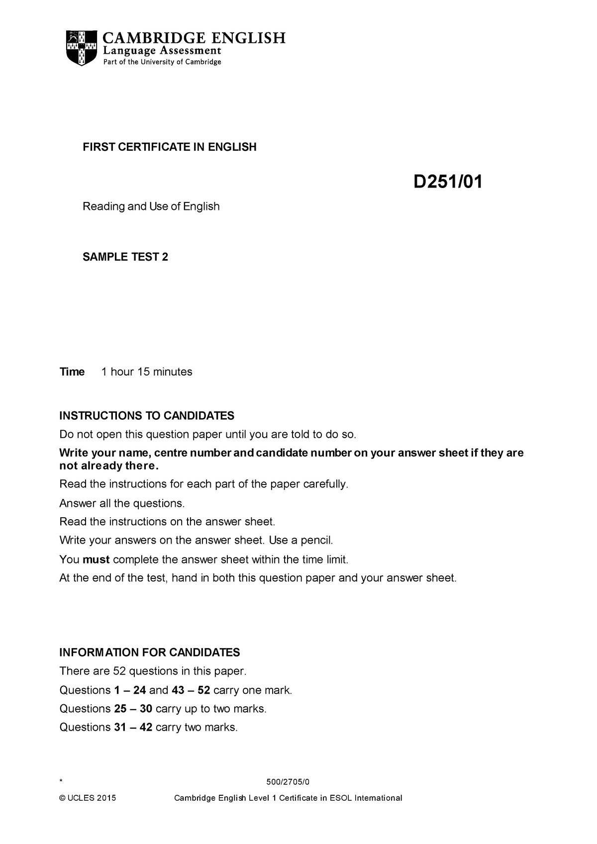 cambridge first certificate essay topics