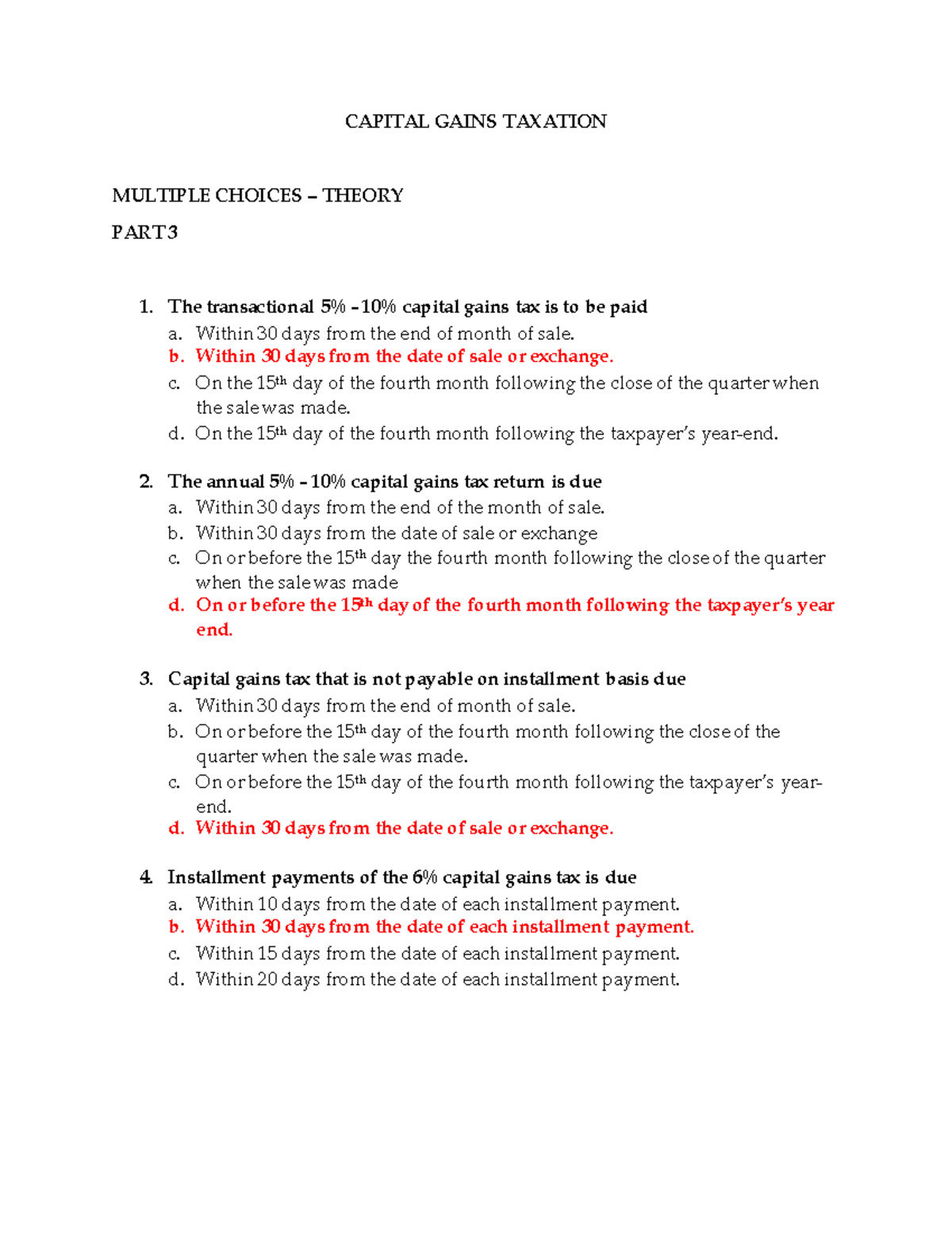 Capital- Gains- Taxation Material-4 - CAPITAL GAINS TAXATION MULTIPLE ...