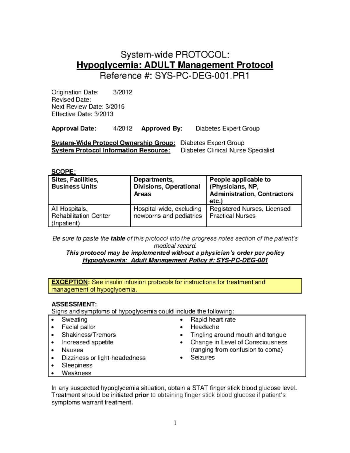 Fast Facts:  Effective Hypoglycemia Management For Better Outcomes - 2m2bfug