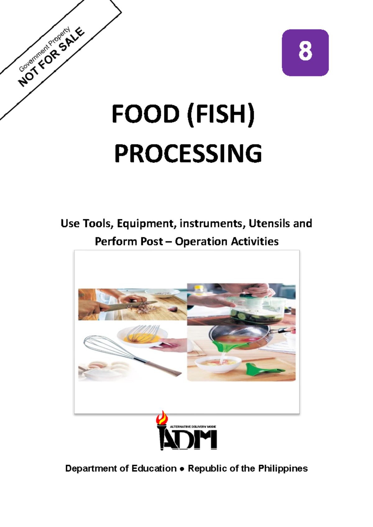 2-use-of-tools-perform-post-operation-activities-food-fish