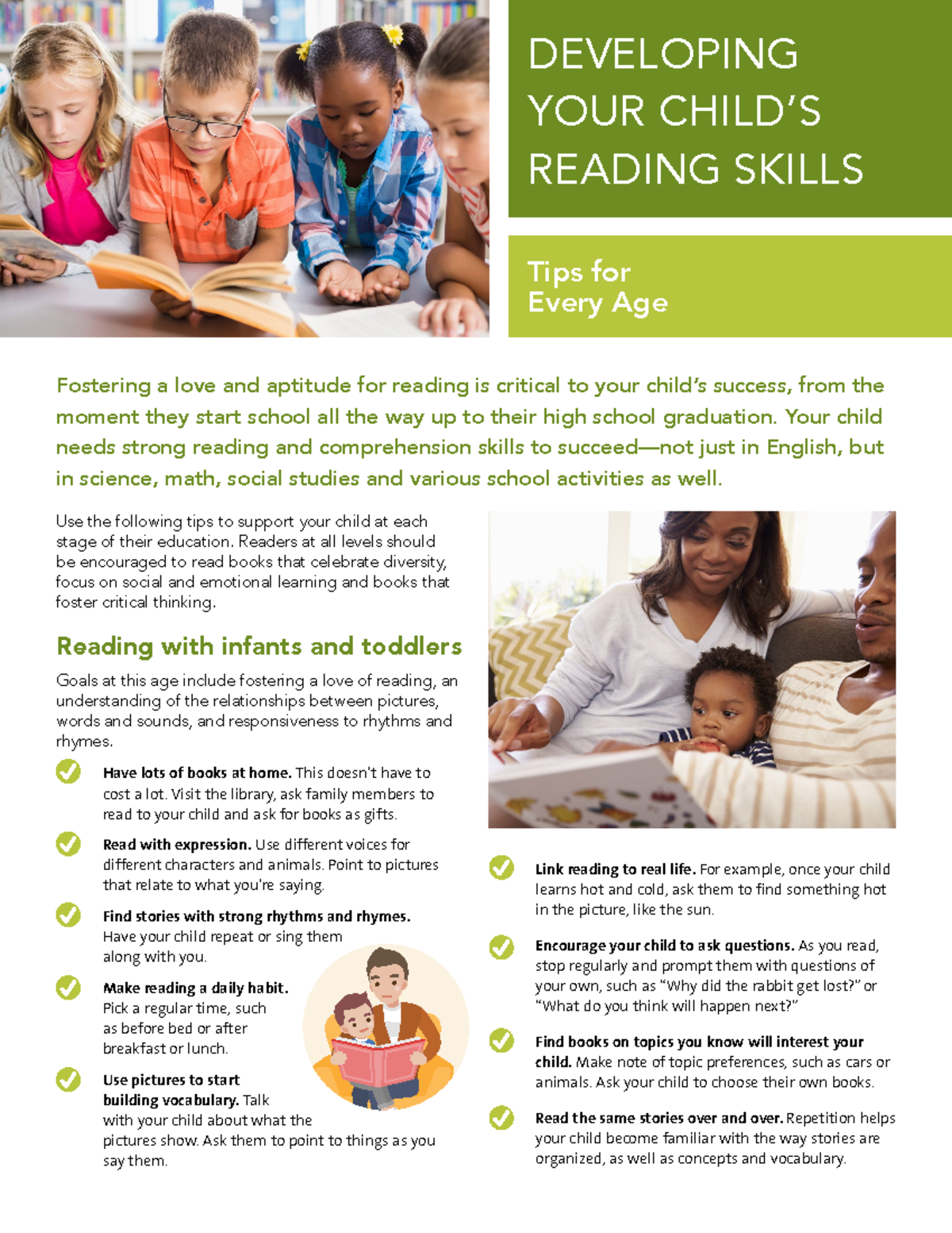 Familyguide-reading skills - Use the following tips to support your ...