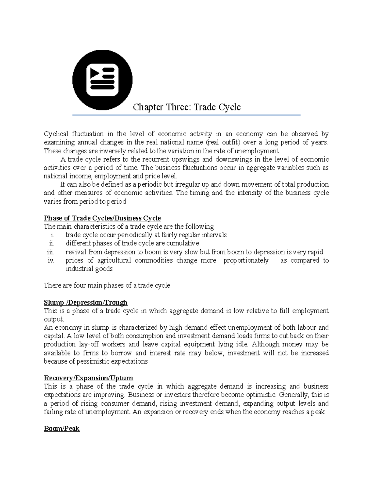 topic-5-well-explain-chapter-three-trade-cycle-cyclical