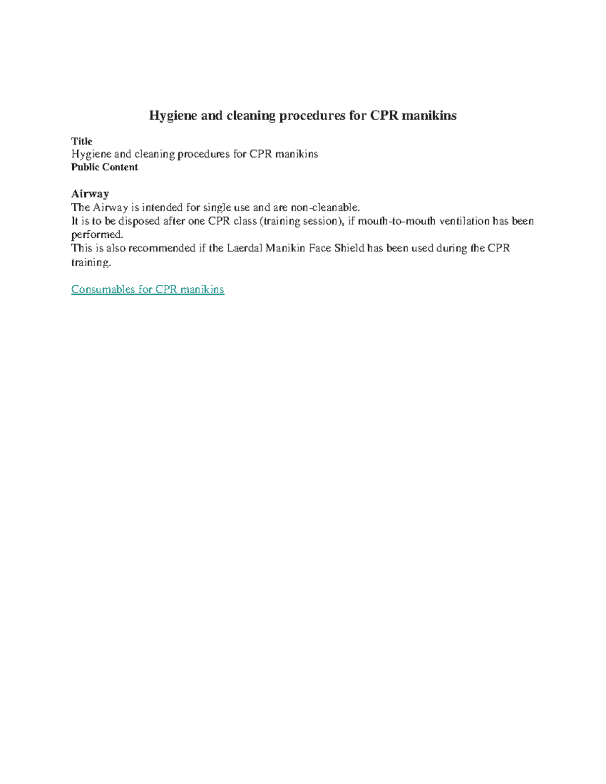 hygiene-and-cleaning-procedures-for-cpr-manikins-hygiene-and-cleaning