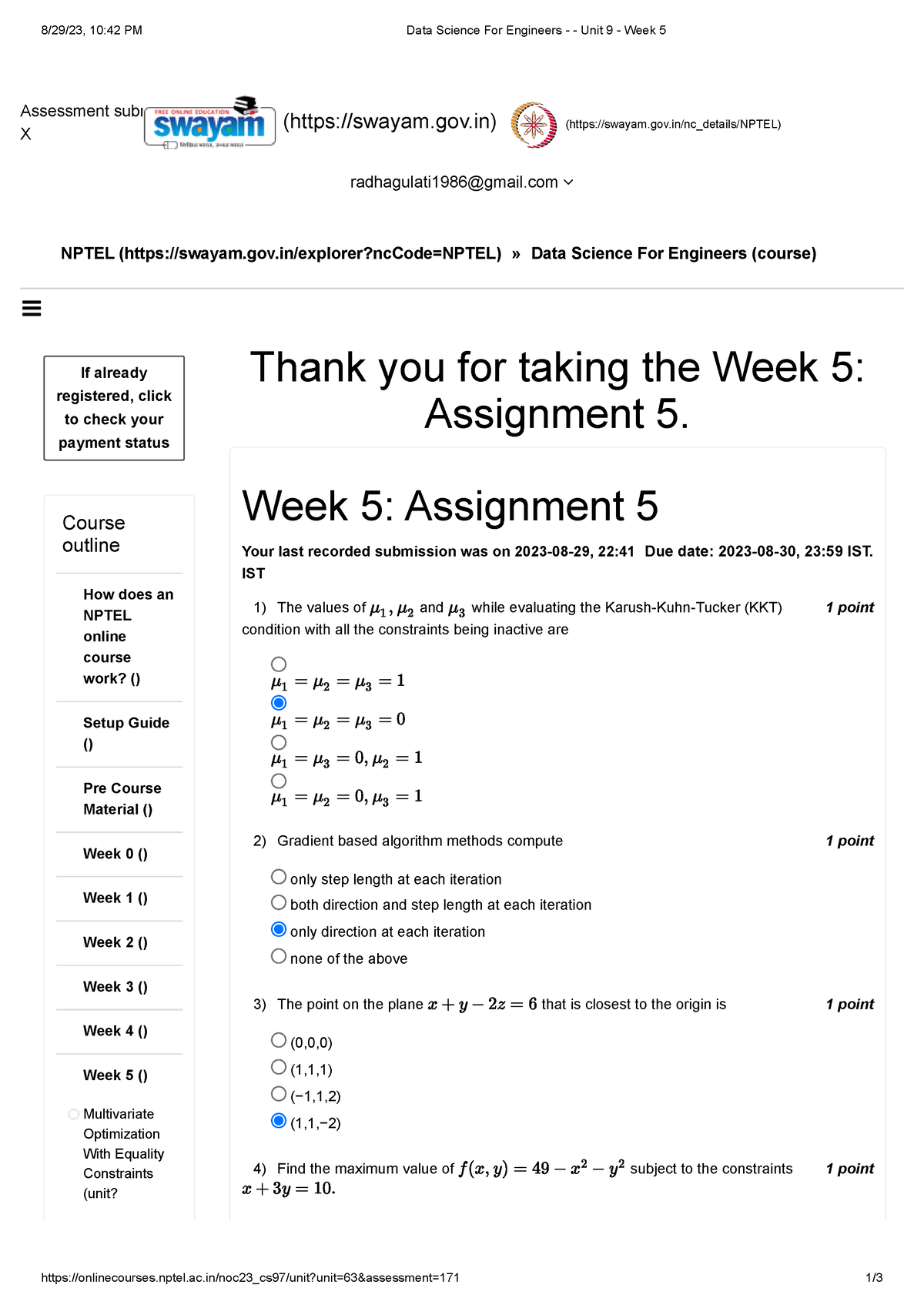 Data Science For Engineers - Unit 9 - Week 5 - Nptel.ac/noc23_cs97/unit ...