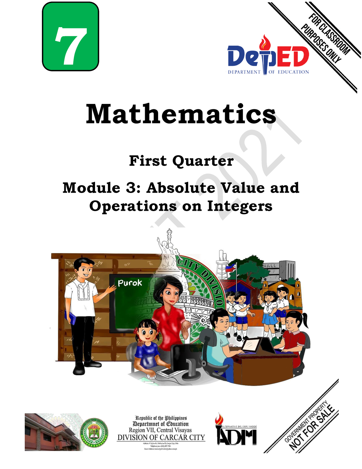 Math 7 Q1 Week 3 Edited Aug - I Mathematics First Quarter Module 3 ...