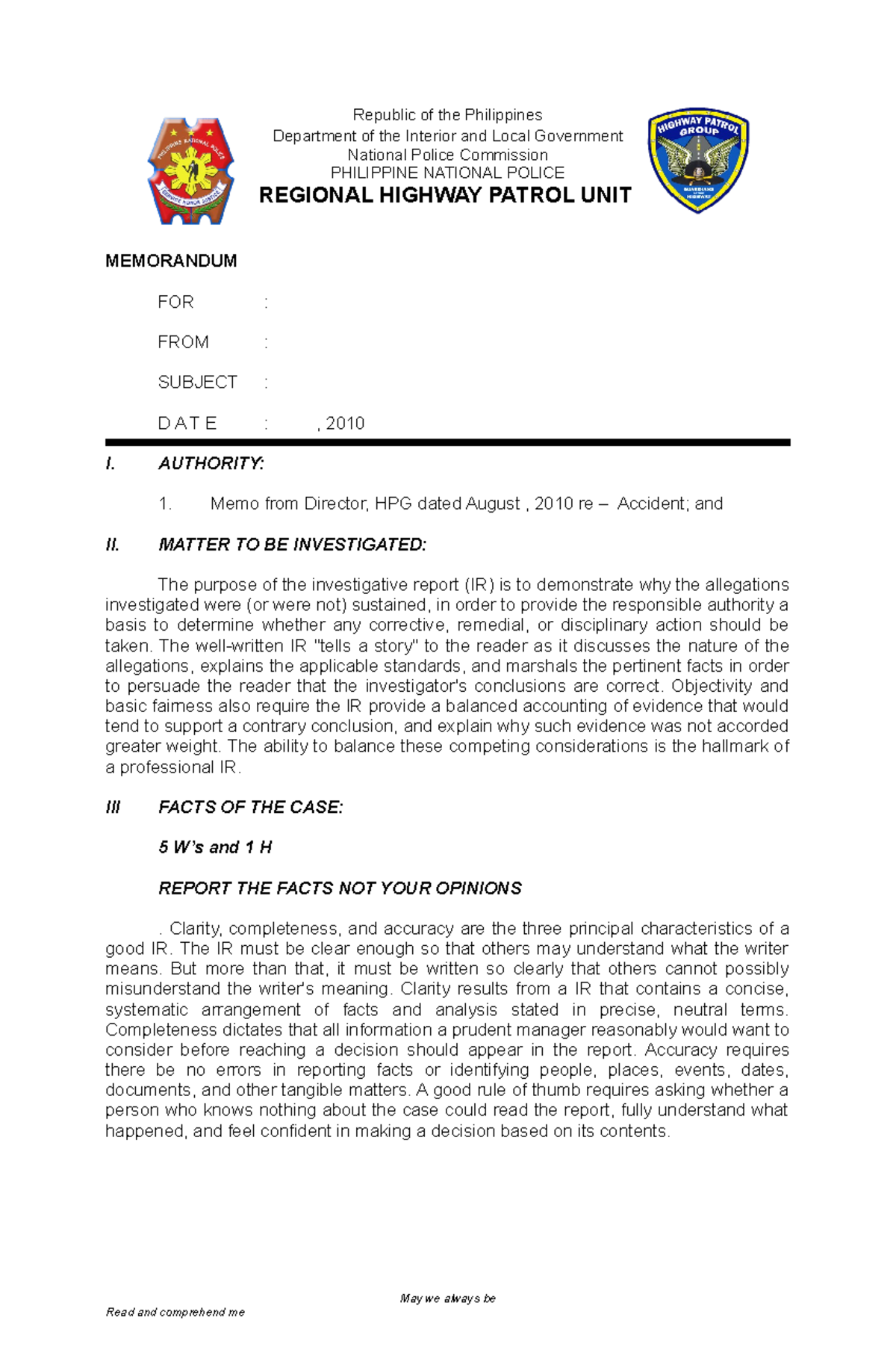 revised-format-traffic-accident-inves-report-form-1-republic-of-the