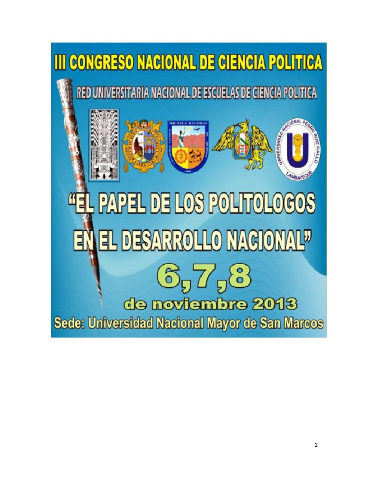 Reglamento III Congreso Ciencia Polìtica - III CONGRESO NACIONAL DE ...