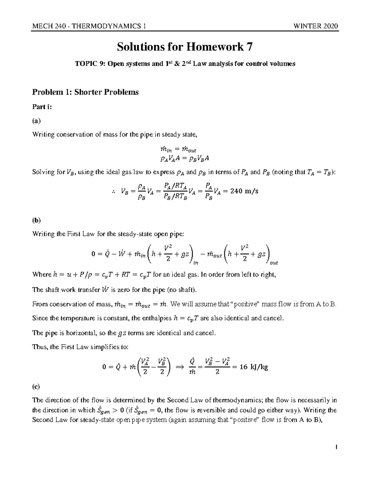 law homework solutions