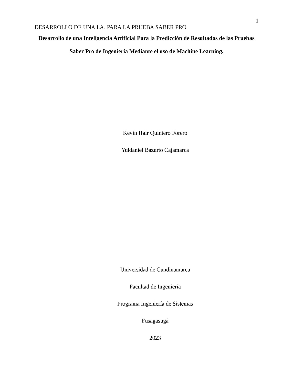 Desarrollo De Una Inteligencia Artificial Para La Predicci N De Final ...